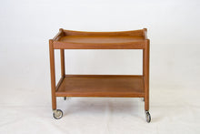 Load image into Gallery viewer, teak serving cart by Hans J. Wegner for Andreas Tuck