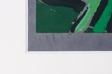 Load image into Gallery viewer, Linolschnitt &quot;Stockrosen&quot; von Paul Fußmann