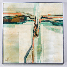 Load image into Gallery viewer, abstract oil painting by Lee Reynolds for vanguard studio 1970s