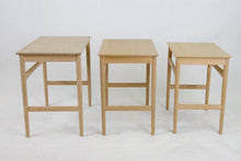 Load image into Gallery viewer, Oak nesting tables AT-40 by Hans J. Wegner for Andreas Tuck