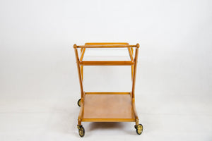 Cherry Serving Trolley by Cesare Lacca for Cassina, 1950s