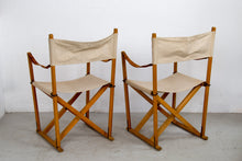 Load image into Gallery viewer, Pair of Safari folding chairs by Mogens Koch for Iterna 1960s