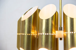 Brass chandelier