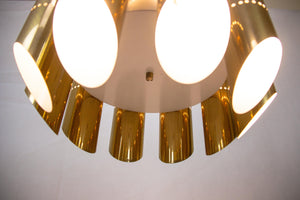 Brass chandelier