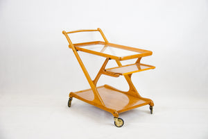 Cherry Serving Trolley by Cesare Lacca for Cassina, 1950s