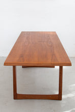 Load image into Gallery viewer, large teak couch table danish design