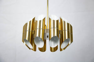 Brass chandelier