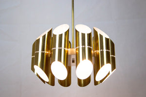 Brass chandelier