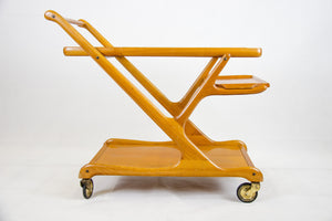Cherry Serving Trolley by Cesare Lacca for Cassina, 1950s