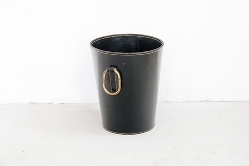 Leather bin by Carl Auböck