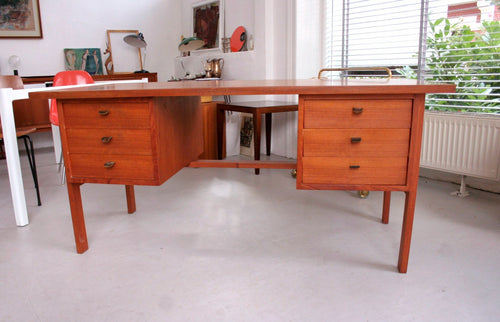 Desk in teak by Svend & Madsen