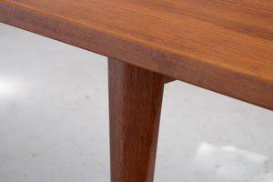 large teak couch table danish design