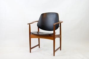 Mid-Century teak armchair by Arne Hovmand Olsen, 1950s