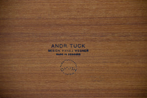 teak serving cart by Hans J. Wegner for Andreas Tuck