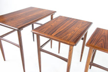 Load image into Gallery viewer, Rosewood nesting tables from Denmark, 1960s