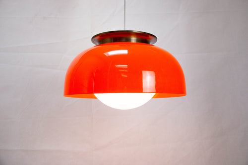 Huge pendant light by Luigi Massoni for Guzzini Italy