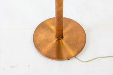 Load image into Gallery viewer, Mid-Century &quot;Flet&quot; Copper &amp; Leather Floor Lamp by Jo Hammerborg for Fog &amp; Morup