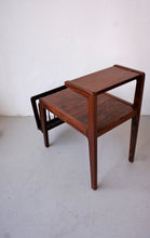 Load image into Gallery viewer, rosewood sidetable / newspaper rack by Kurt Ostervig