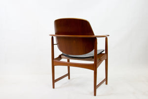 Mid-Century teak armchair by Arne Hovmand Olsen, 1950s
