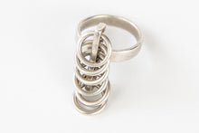 Load image into Gallery viewer, Kinetic silver ring by Hans Hansen Kolding