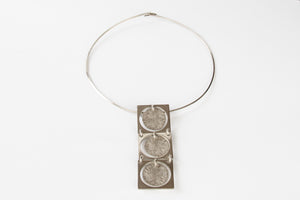 necklace with pendant by Bent Knudsen in Sterling silver