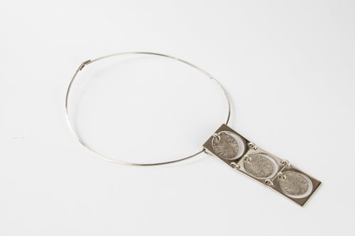 necklace with pendant by Bent Knudsen in Sterling silver