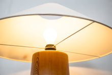 Load image into Gallery viewer, Large table lamp of solid pine by Kirk Denmark