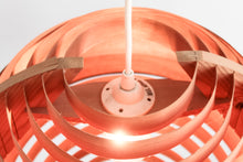 Load image into Gallery viewer, Hans Agne Jakobsson wooden pendant lamp Sweden 1960