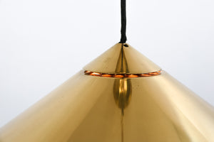 Pair of brass ceiling lamps by Florian Schultz