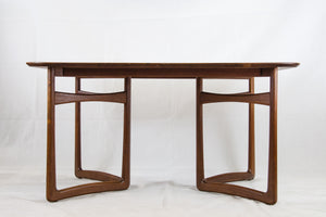 Extendable teak dining table by Peter Hvidt and Orla Mølgaard-Nielsen for France and Daverkoven