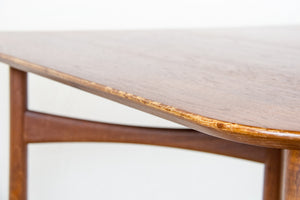 Extendable teak dining table by Peter Hvidt and Orla Mølgaard-Nielsen for France and Daverkoven
