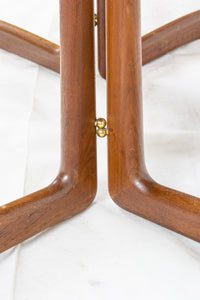 Extendable teak dining table by Peter Hvidt and Orla Mølgaard-Nielsen for France and Daverkoven